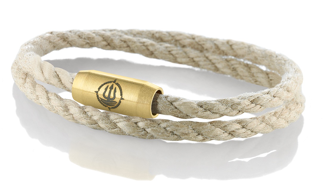 Einfach Anlegen! Maritime Armbänder aus echtem Segeltau und Leder