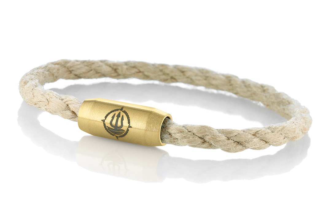 Einfach Anlegen! Maritime Armbänder aus echtem Segeltau und Leder