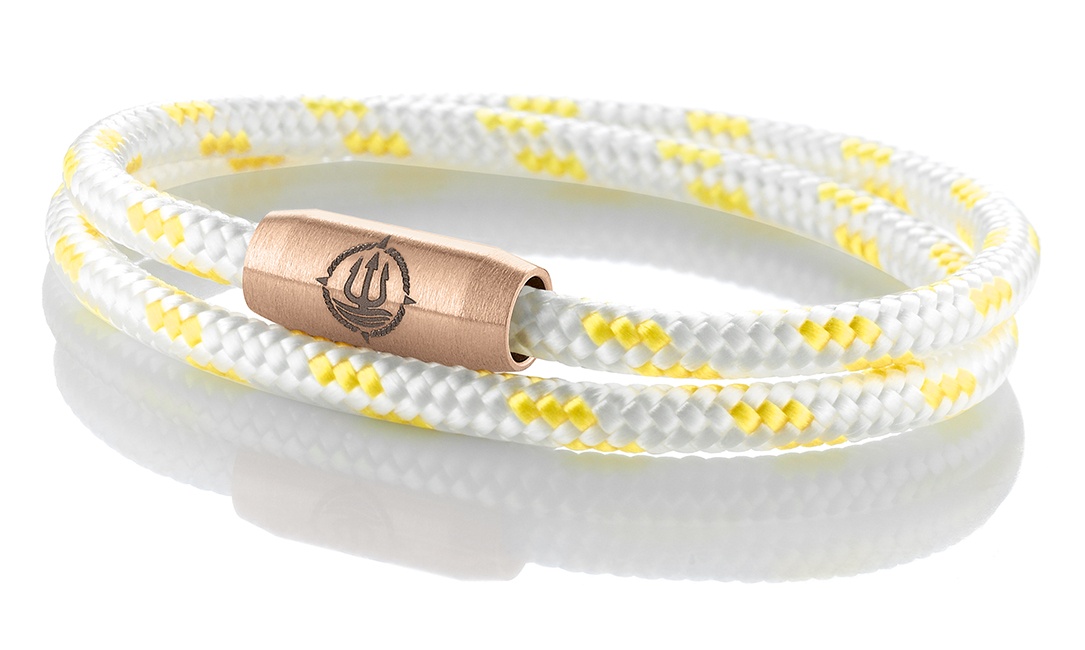 Einfach Anlegen! Maritime Armbänder aus echtem Segeltau und Leder