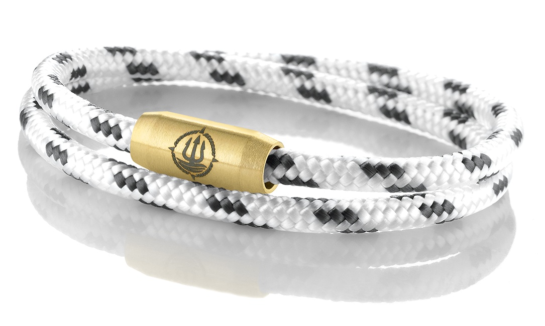 Einfach Anlegen! Maritime Armbänder aus echtem Segeltau und Leder