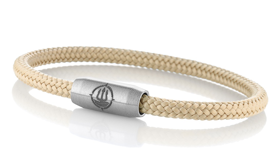 Einfach Anlegen! Maritime Armbänder aus echtem Segeltau und Leder